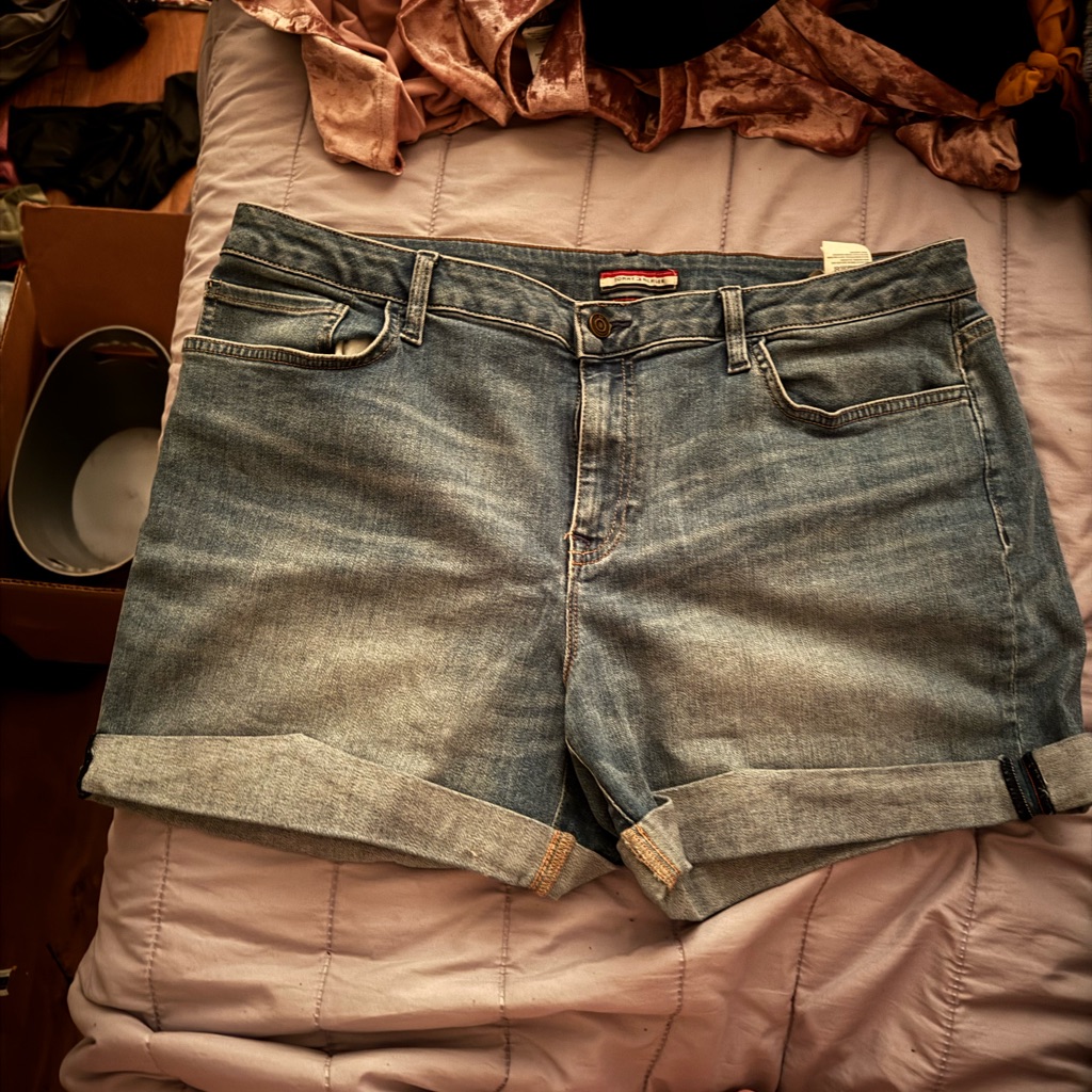 Tommy Hilfiger Blue Jean Shorts Classic Denim Style
